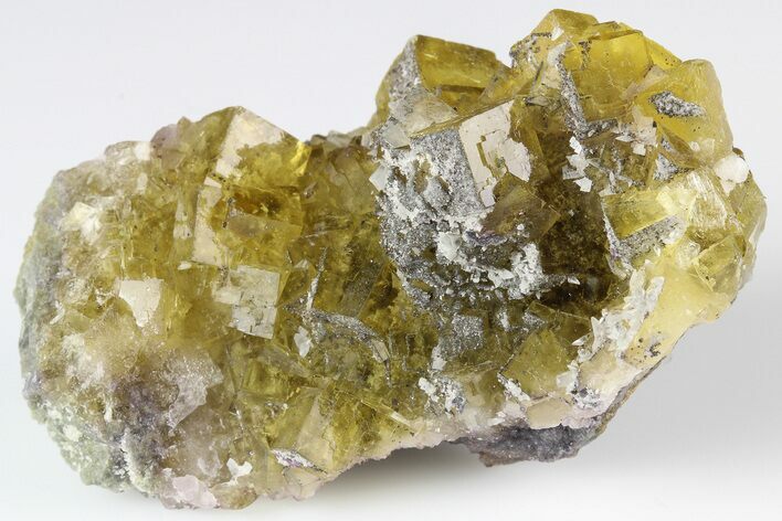 Gemmy, Yellow, Cubic Fluorite Cluster - Moscona Mine, Spain #188271